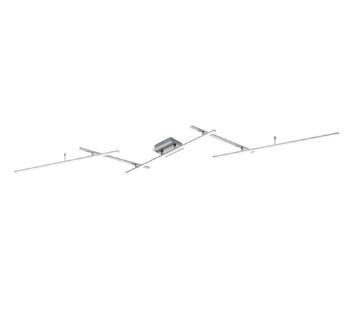LED stropné osvetlenie Trio Arvin nikel 628410507