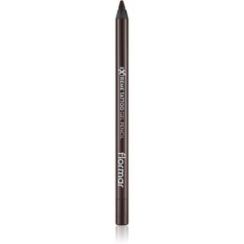 flormar Extreme Tattoo Gel Pencil vodeodolná gélová ceruzka na oči odtieň 02 Walnut 1.2 g