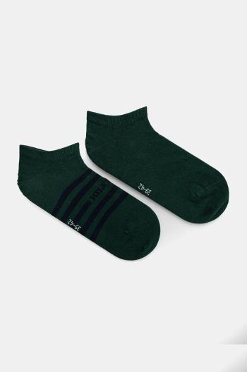 Ponožky Tommy Hilfiger 2-pak pánske, zelená farba, 701229852