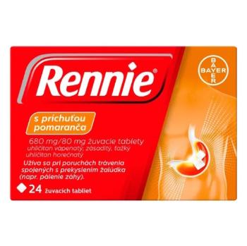 RENNIE S príchuťou pomaranča 680 mg/80 mg 24 tabliet