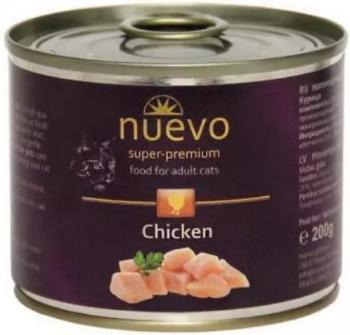 NUEVO cat Adult Chicken konzervy pre mačky 6x200g