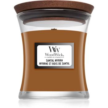 Woodwick Santal Myrrh vonná sviečka 85 g