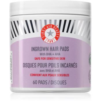 First Aid Beauty Ingrown Hair Pads exfoliačné vankúšiky na vrastené chĺpky 60 ks