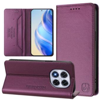 RINA Zaklápacie puzdro pre Xiaomi Redmi Note 14 Pro tmavofialové