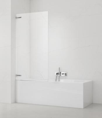 Vaňová zástena SAT TGD NEW 150x80 cm chróm SATTGVZO150CRT