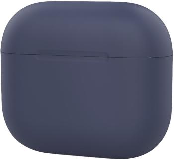 Fülhallgató tok AhaStyle AirPods 3 tok LED jelzéssel kék