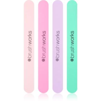 Brushworks Nail Files Pastel sada pilníkov na nechty