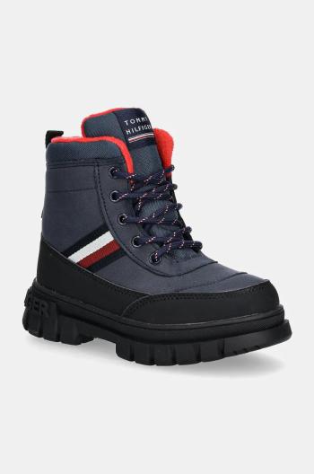 Detské zimné topánky Tommy Hilfiger tmavomodrá farba, T3X5-33713