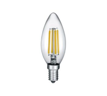 LED žiarovka Trio Kerze transparent 989-3200