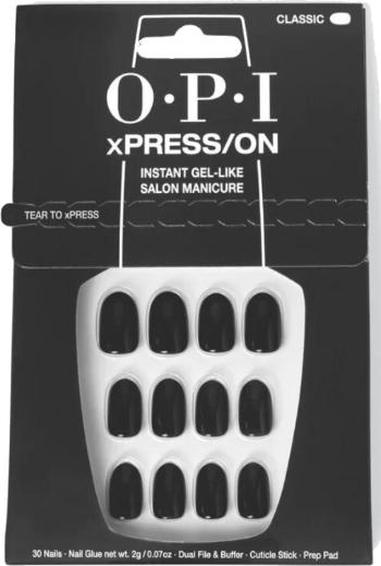 OPI Gélové nechty xPRESS/ON (Press On Nails – Lady in Black)