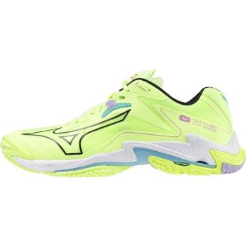 Mizuno WAVE LIGHTING Z8 W Női röplabda cipő, fényvisszaverő neon, méret 40.5