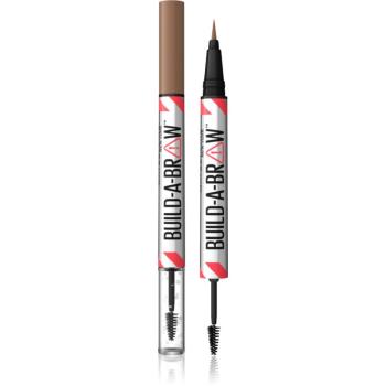 MAYBELLINE NEW YORK Build-A-Brow obojstranná ceruzka na obočie pre fixáciu a tvar odtieň 255 Soft Brown 1 ks