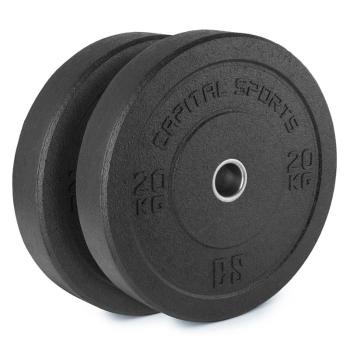 Capital Sports Renit, hi temp gumový kotúč, 50,4 mm, hliníkové jadro, guma, 2 x 20 kg