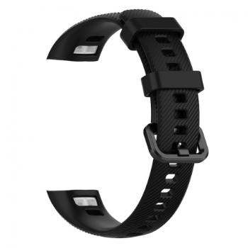 BStrap Silicone Line remienok na Honor Band 4, black (SHO001C01)