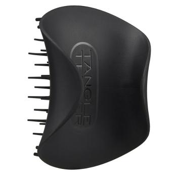 TANGLE TEEZER Masážna exfoliačná kefa na pokožku hlavy Scalp Brush Black