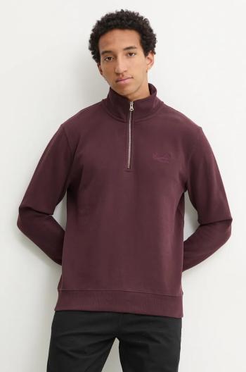 Mikina Superdry pánska, bordová farba, jednofarebná, M2013750A-YFY
