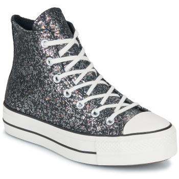 Converse  CHUCK TAYLOR ALL STAR LIFT PLATFORM GLITTER  Členkové tenisky Čierna