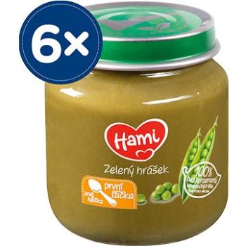 Hami Prvá lyžička zelený hrášok 6× 125 g (8590340156915)