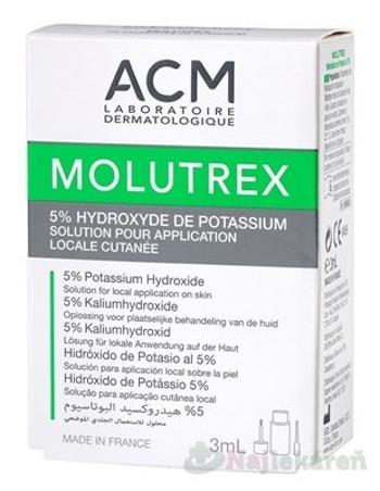 ACM MOLUTREX roztok na ošetrenie kontagiózneho molusku 3 ml