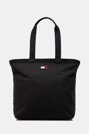 Taška Tommy Jeans čierna farba, AM0AM13394
