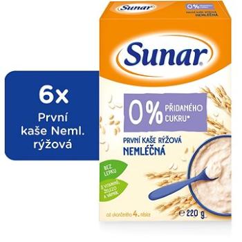 Sunar Prvá kaša ryžová 6× 220 g (8592084416348)