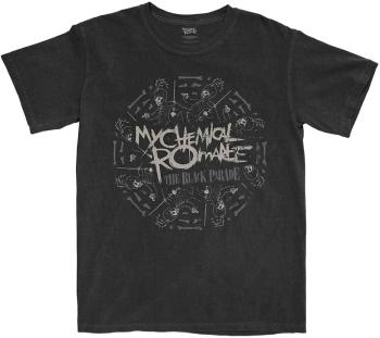 My Chemical Romance Tričko Circle March Unisex Black XL