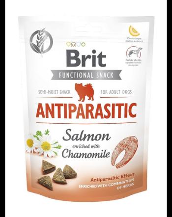 BRIT Care Dog Functional Snack Antiparasitic somon si musetel 150 g pentru caini