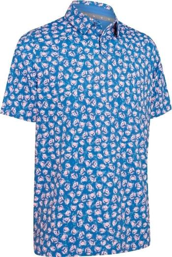 Callaway Crab Novelty Mens Galaxy Blue XL Polo košeľa