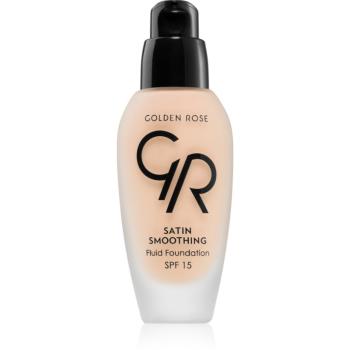 Golden Rose Satin Smoothing dlhotrvajúci tekutý make-up SPF 15 odtieň 23 34 ml