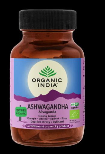 ORGANIC INDIA Ašvaganda 60 kapsúl