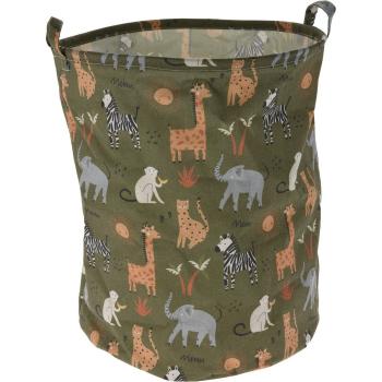 Sac textil pentru jucării Hatu Animals, 40 x 50 cm, verde