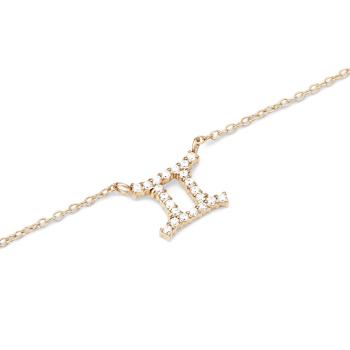 Daniel Wellington Nadčasový pozlátený náhrdelník znamenia Blíženci Crystal Zodiac DW00400921