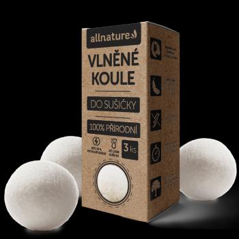 ALLNATURE Vlnené gule do sušičky 3 kusy