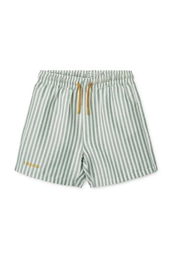 Detské plavkové šortky Liewood Duke Stripe Board Shorts tyrkysová farba, LW19940