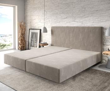 Boxspringová posteľ Dream-Well 200x200 cm z mikrovlákna s matracom
