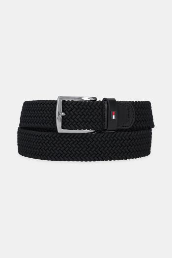 Opasok Tommy Hilfiger čierna farba, AM0AM13439