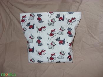 Uzsonnás táska, zsák - sandwich bag - uzsonnás textil táska - kids bag - vízhatlan belső