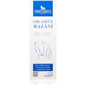 Priessnitz Cooling gel De Luxe chladivý masážny gél na svaly a kĺby 200 ml