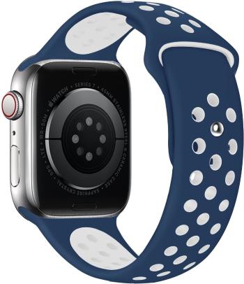 Szíj Eternico Sporty Apple Watch 38mm / 40mm / 41mm - Cloud White and Blue