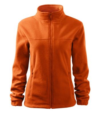 MALFINI Dámska fleecová mikina Jacket - Oranžová | S