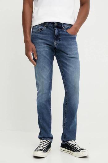 Rifle Tommy Jeans pánske, tmavomodrá farba, DM0DM21006