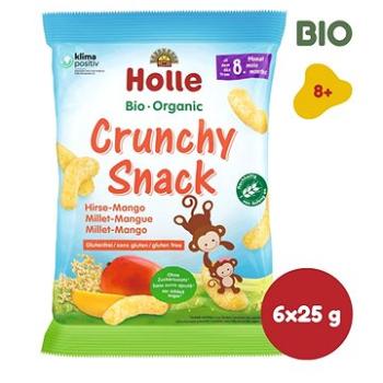 HOLLE Bio chrumky pšenové s mangom 6× 25 g (7640161875906)