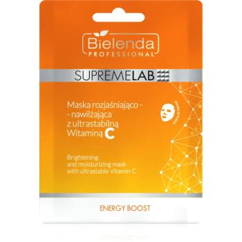 Bielenda Professional Supremelab Energy Boost rozjasňujúca plátienková maska s vitamínom C 1 ks