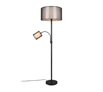 Stojaca lampa Trio Burton čierna 411400232