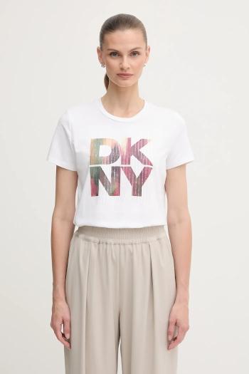 Tričko Dkny dámske, biela farba, P52H4WNA
