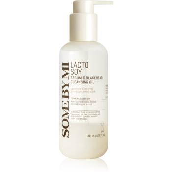 Some By Mi Lacto Soy Sebum & Blackhead Cleansing Oil jemný čistiaci olej pre citlivú pleť 200 ml