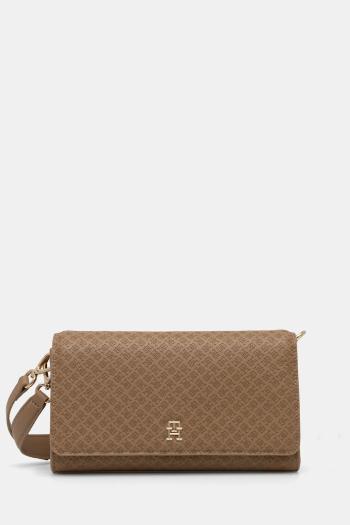 Kabelka Tommy Hilfiger béžová farba, AW0AW16933