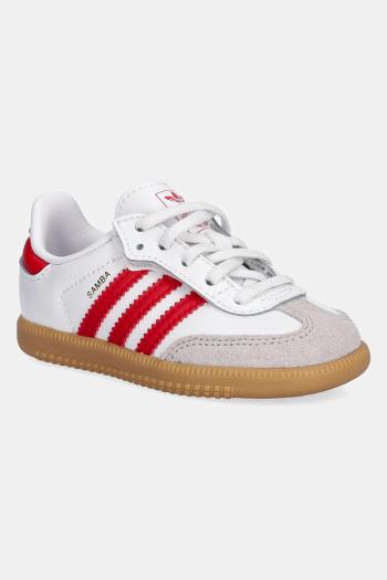Detské tenisky adidas Originals SAMBA OG biela farba, JQ3190