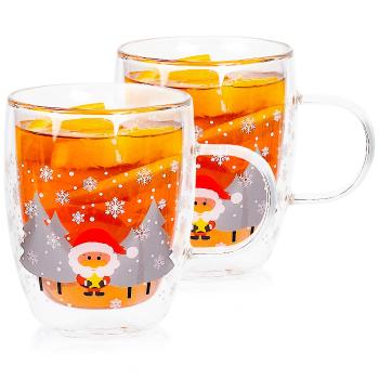4Home Termo pohár Mug Santa Hot&Cool 270 ml, 2 ks