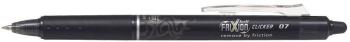Radírozható toll PILOT Frixion Clicker 07 / 0,35 mm, fekete